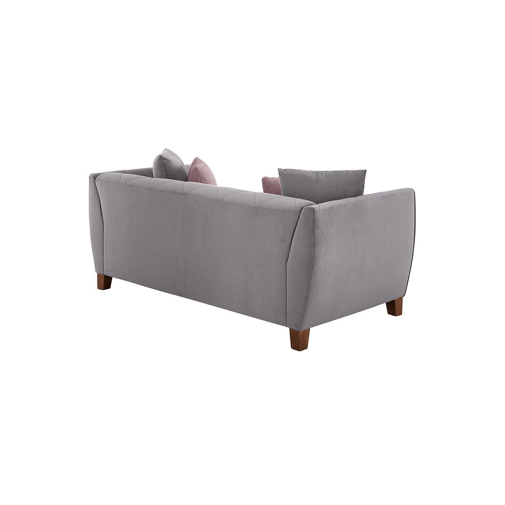 Caravelle 3 Seater Sofa in Silver Fabric 3