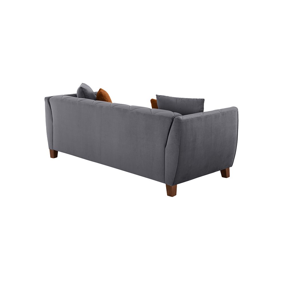 Caravelle 4 Seater Sofa in Anthracite Fabric Thumbnail 5