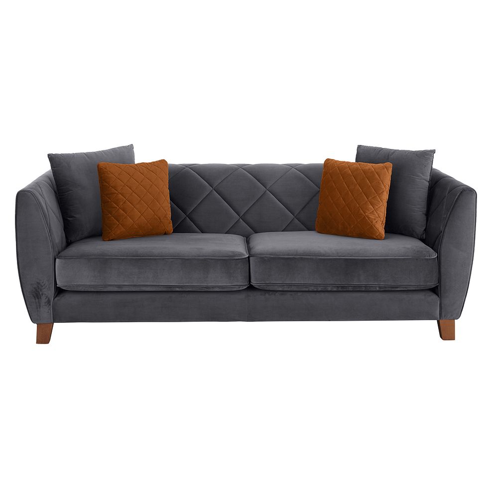 Caravelle 4 Seater Sofa in Anthracite Fabric 4
