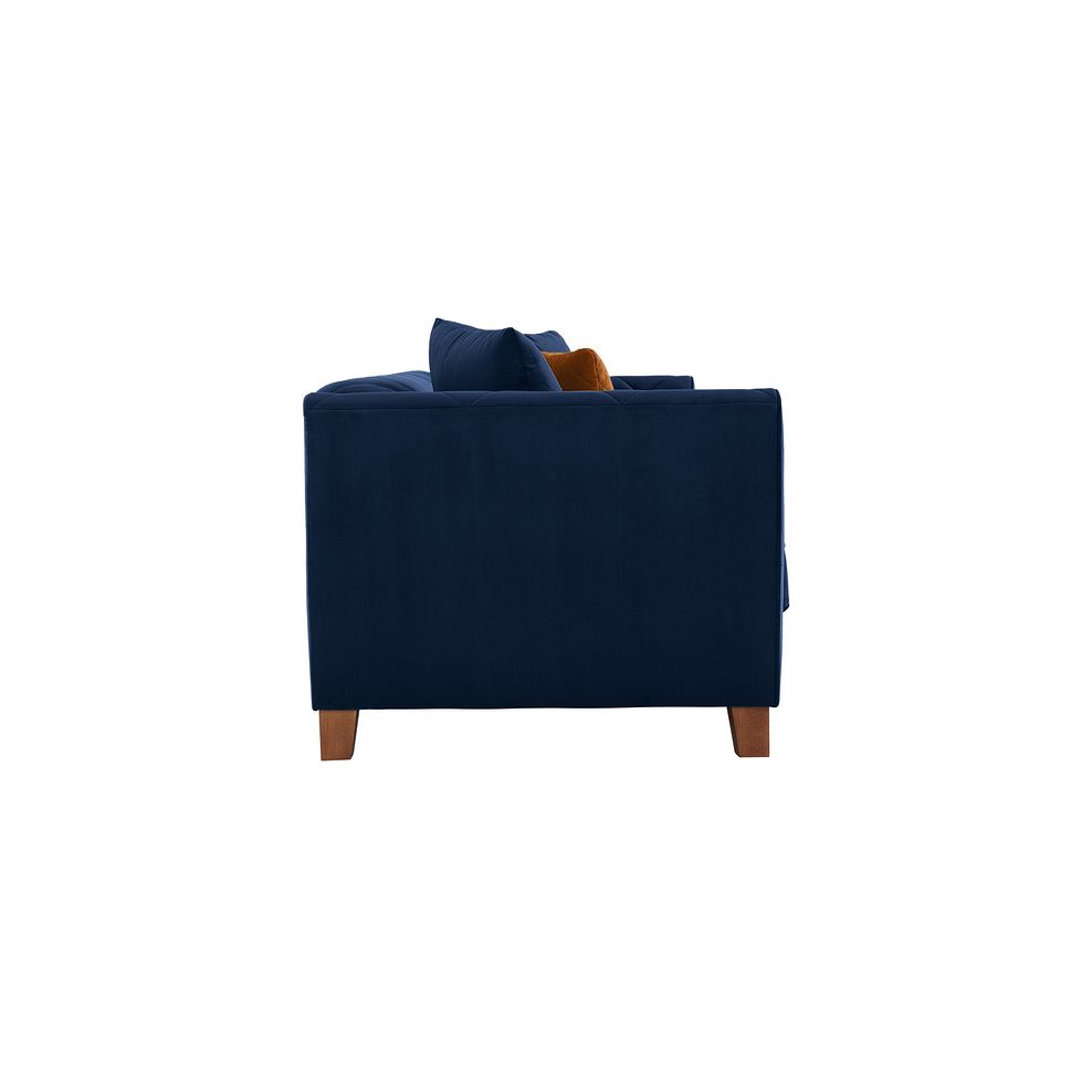 Caravelle 4 Seater Sofa in Blue Fabric 4