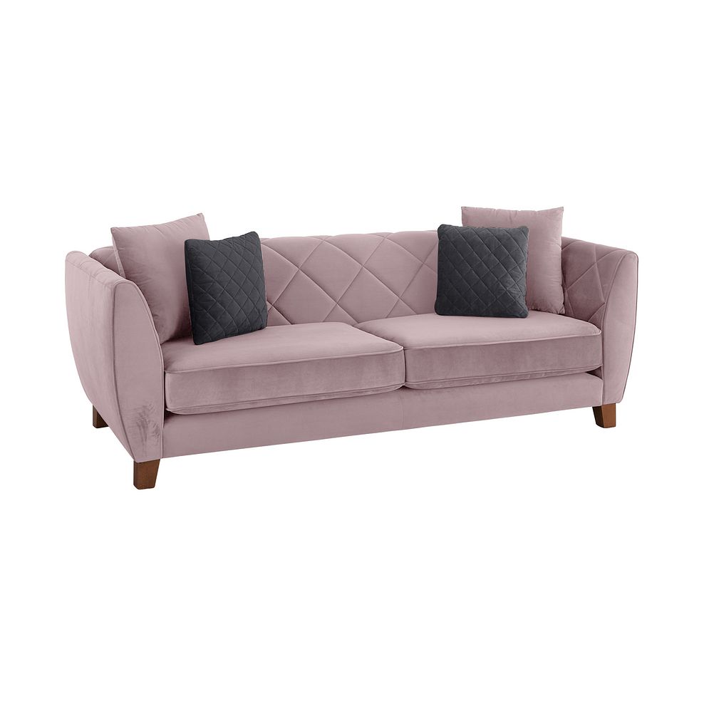 Caravelle 4 Seater Sofa in Flamingo Fabric