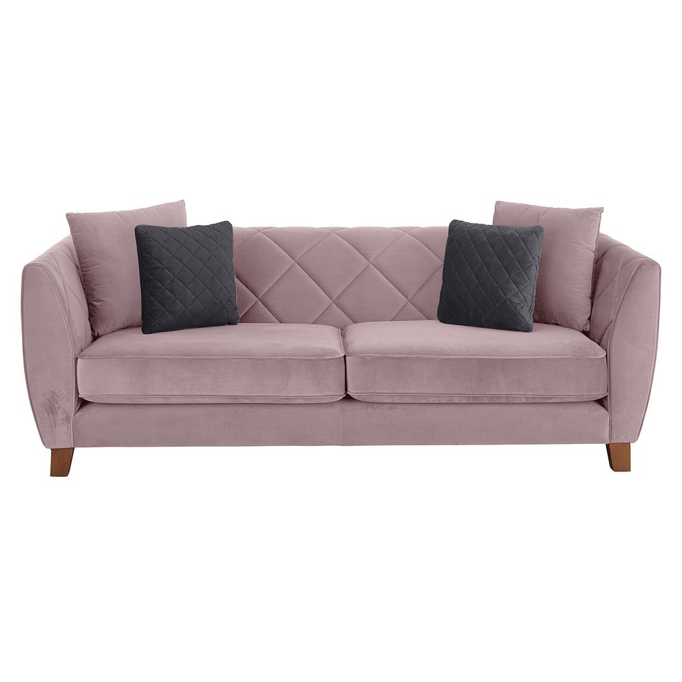 Caravelle 4 Seater Sofa in Flamingo Fabric 2