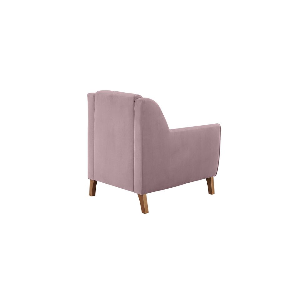 Caravelle Accent Chair in Flamingo Fabric 3
