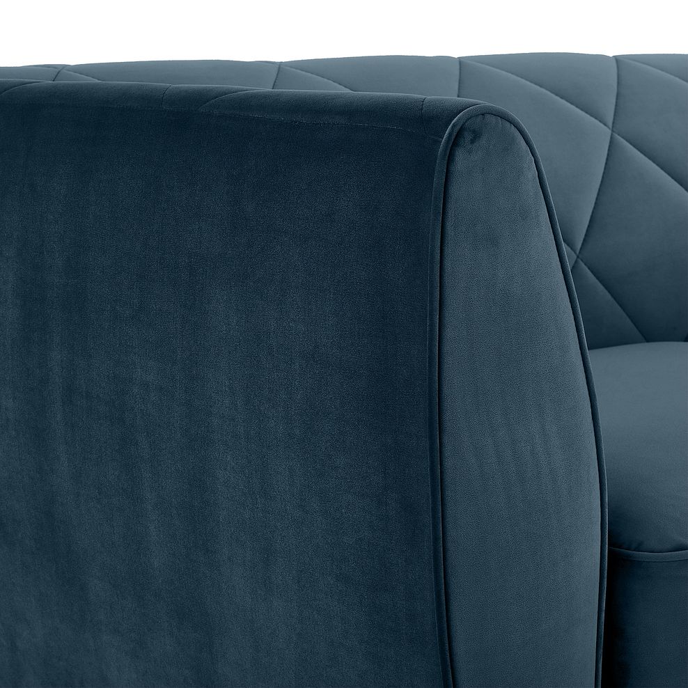 Caravelle 4 Seater Sofa in Azure Fabric 7