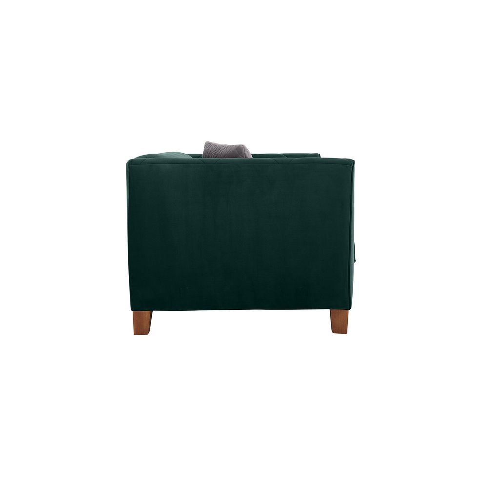 Caravelle Dark Green Fabric 2-Seater Sofa | Oak Furnitureland