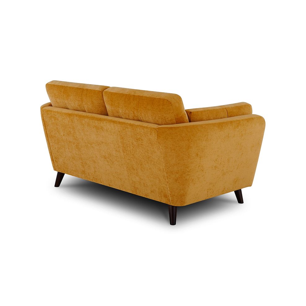 Carlton 2 Seater Sofa in Gold Fabric Thumbnail 5