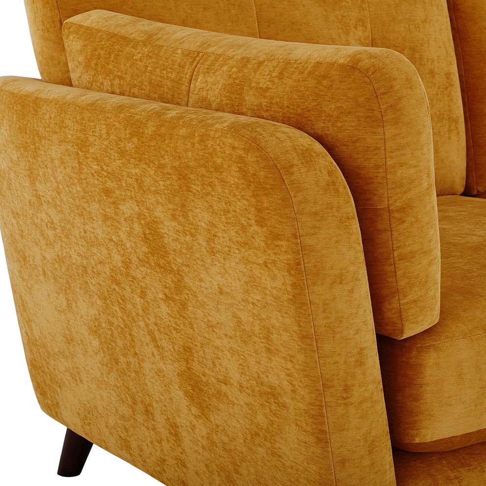 Carlton 2 Seater Sofa in Gold Fabric 9