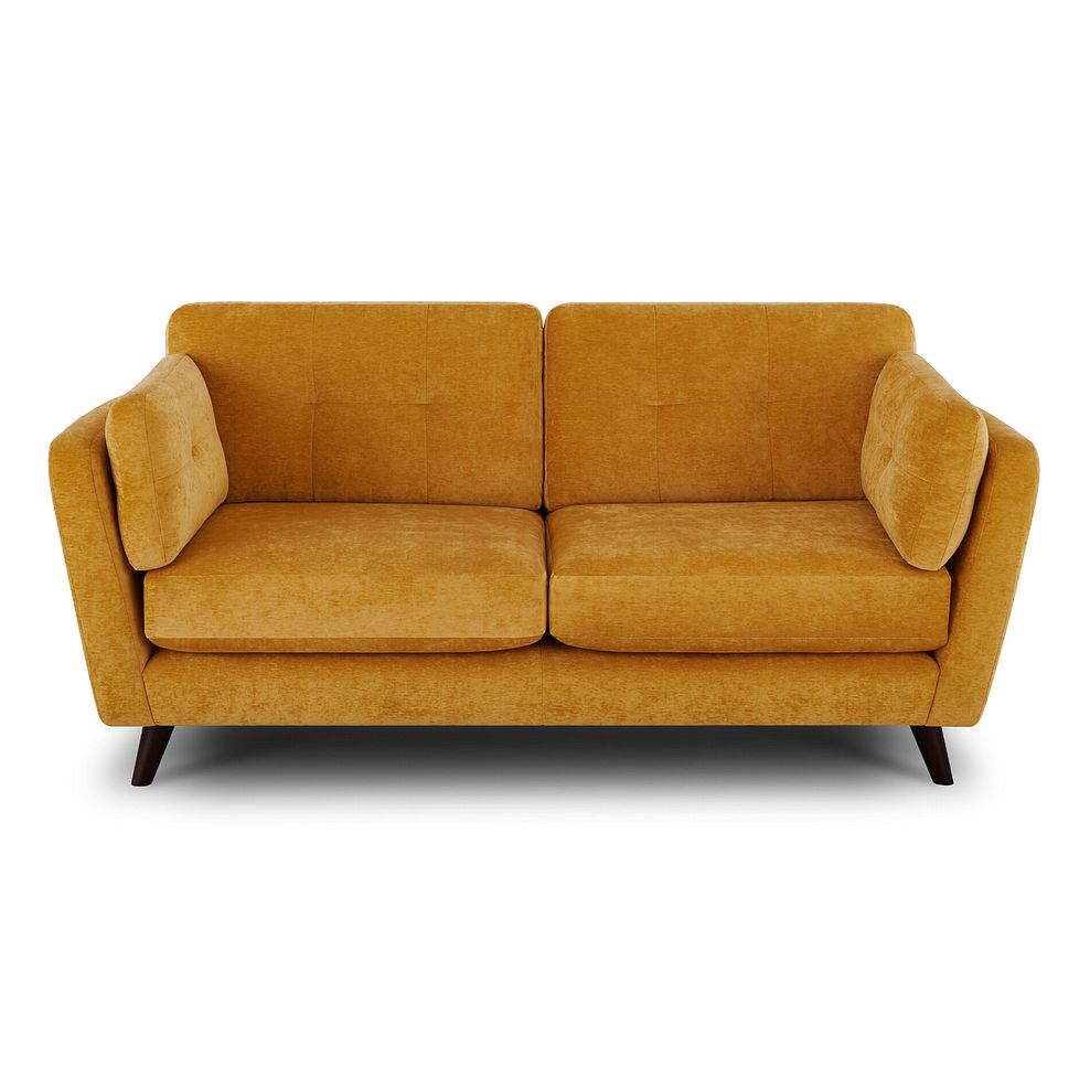 Carlton 3 Seater Sofa in Gold Fabric 4