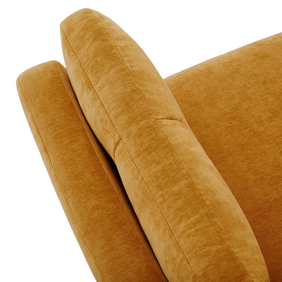 Carlton 3 Seater Sofa in Gold Fabric 8