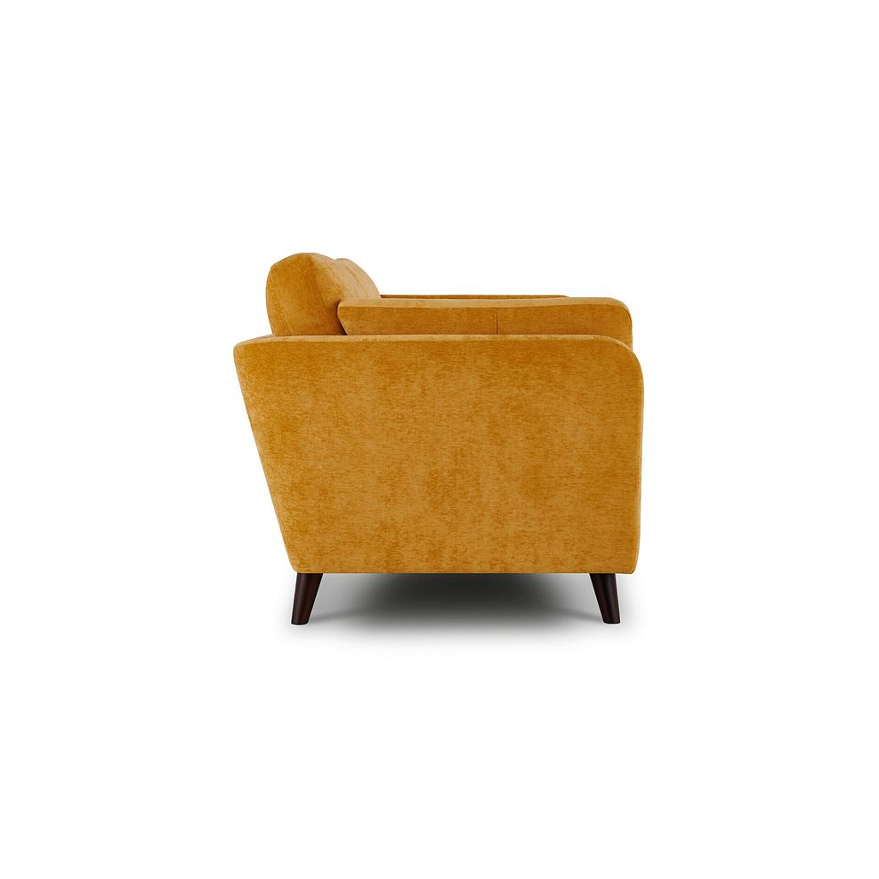 Carlton 4 Seater Sofa in Gold Fabric 6