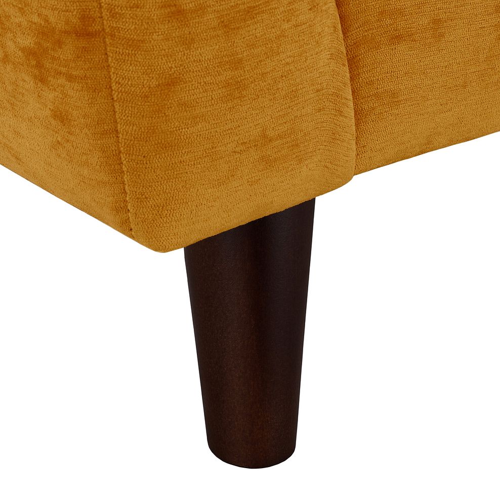 Carlton 4 Seater Sofa in Gold Fabric 7