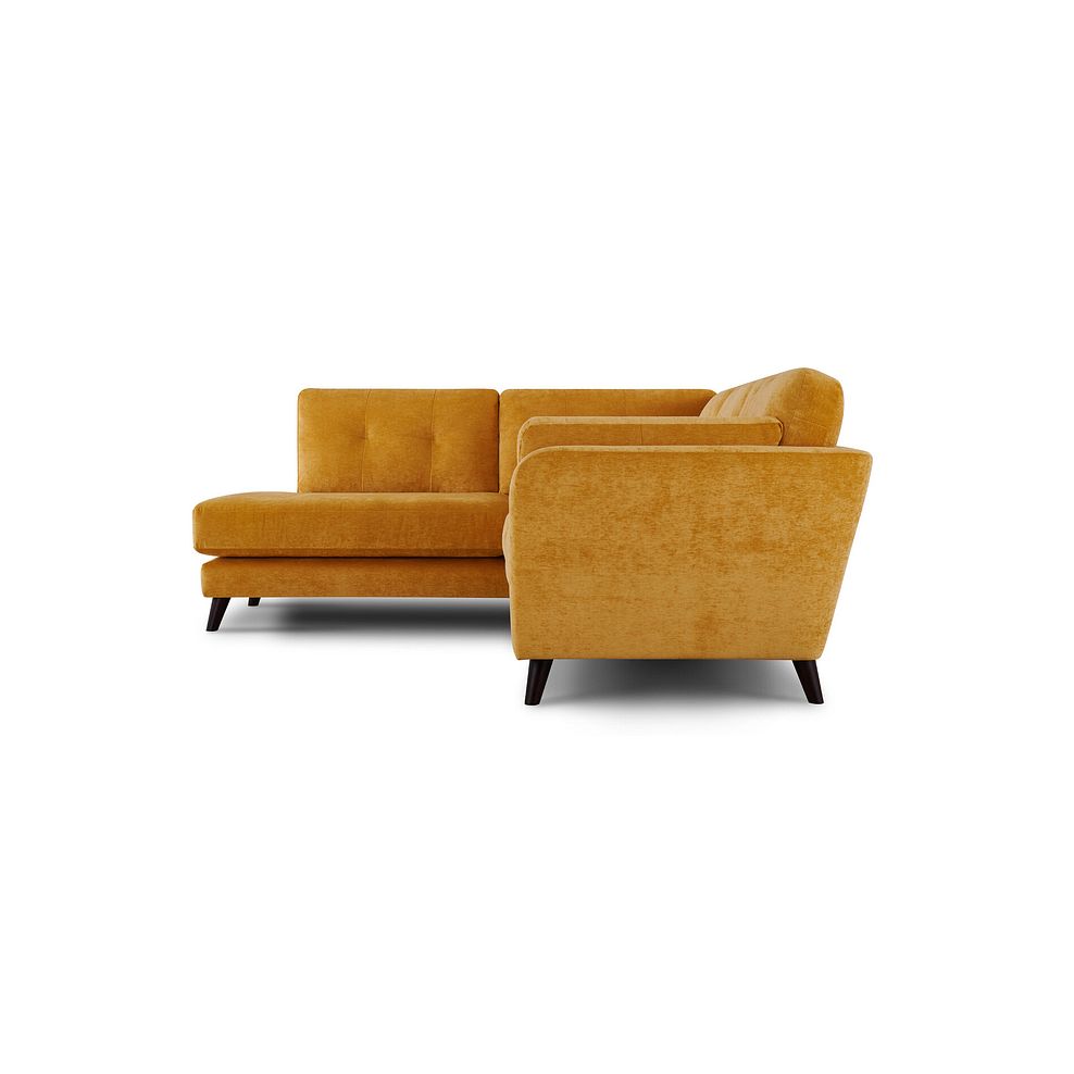 Carlton Gold RightHand Corner Sofa Oak Furnitureland