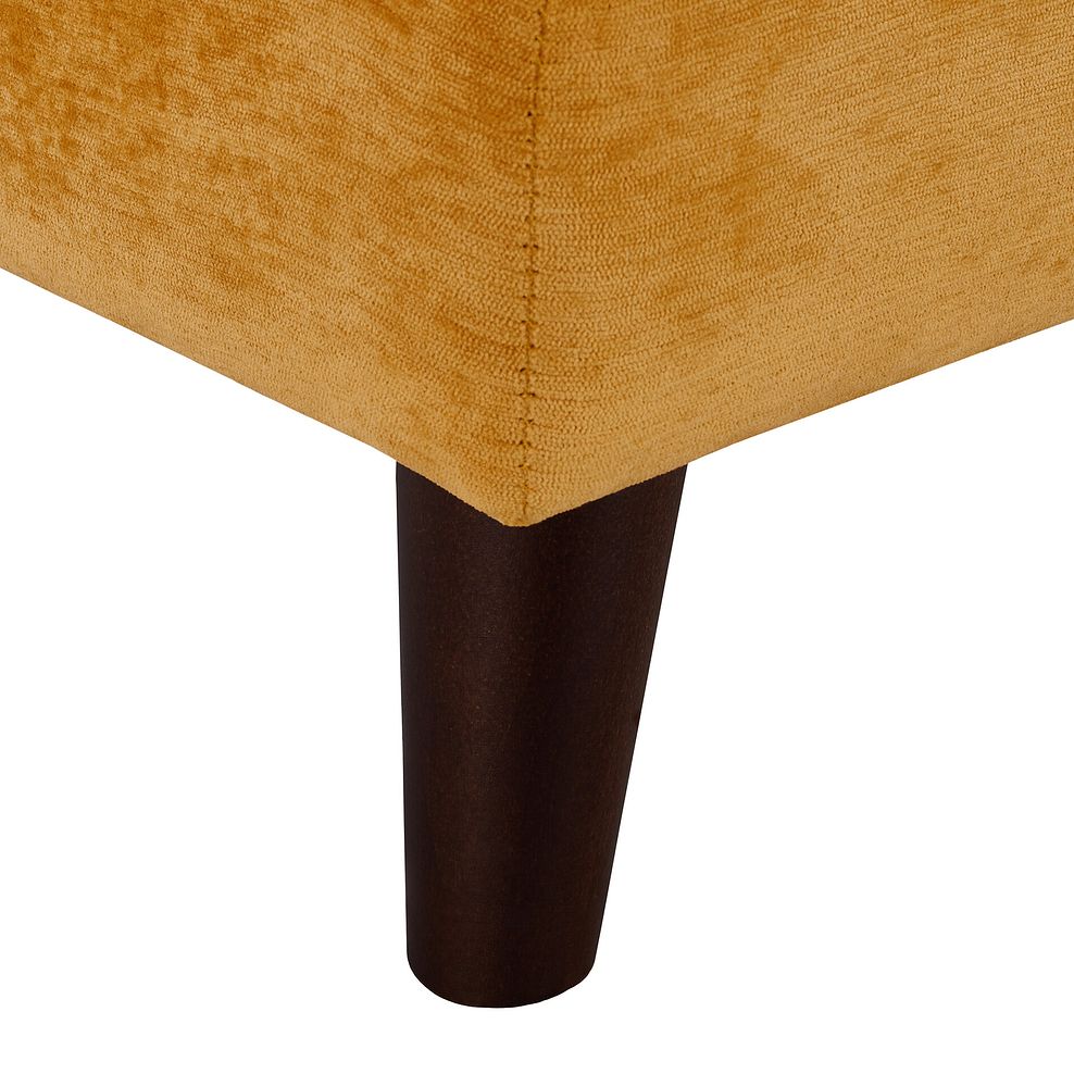 Carlton Footstool in Gold Fabric 5