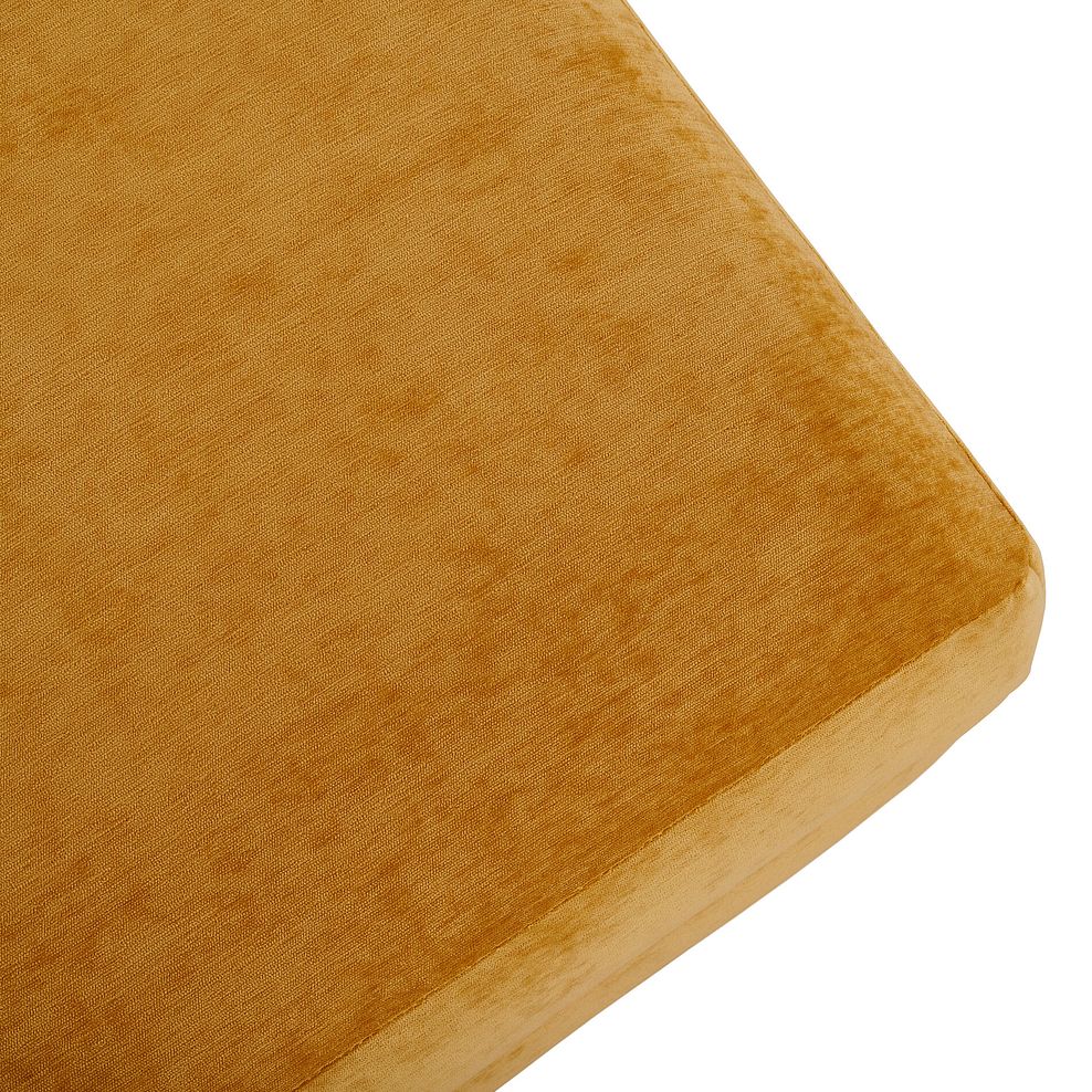 Carlton Footstool in Gold Fabric 6
