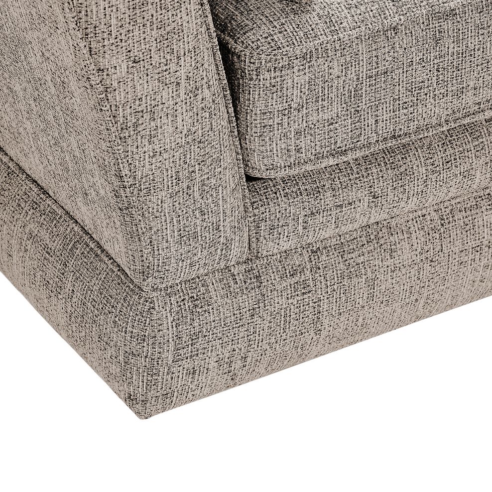 Carrington 2 Seater High Back Sofa in Breathless Fabric - Biscuit 8