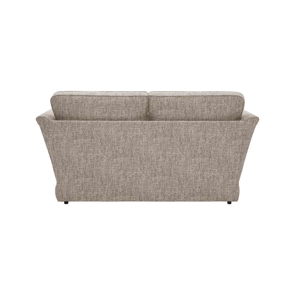 Carrington 2 Seater High Back Sofa in Breathless Fabric - Biscuit 4