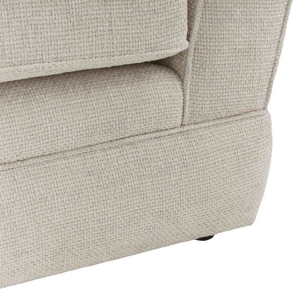 Carrington 2 Seater Pillow Back Sofa in Ava Collection Natural Fabric 7