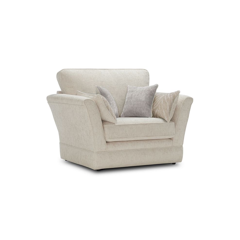 Carrington Loveseat in Ava Collection Natural with Stone Scatters 1