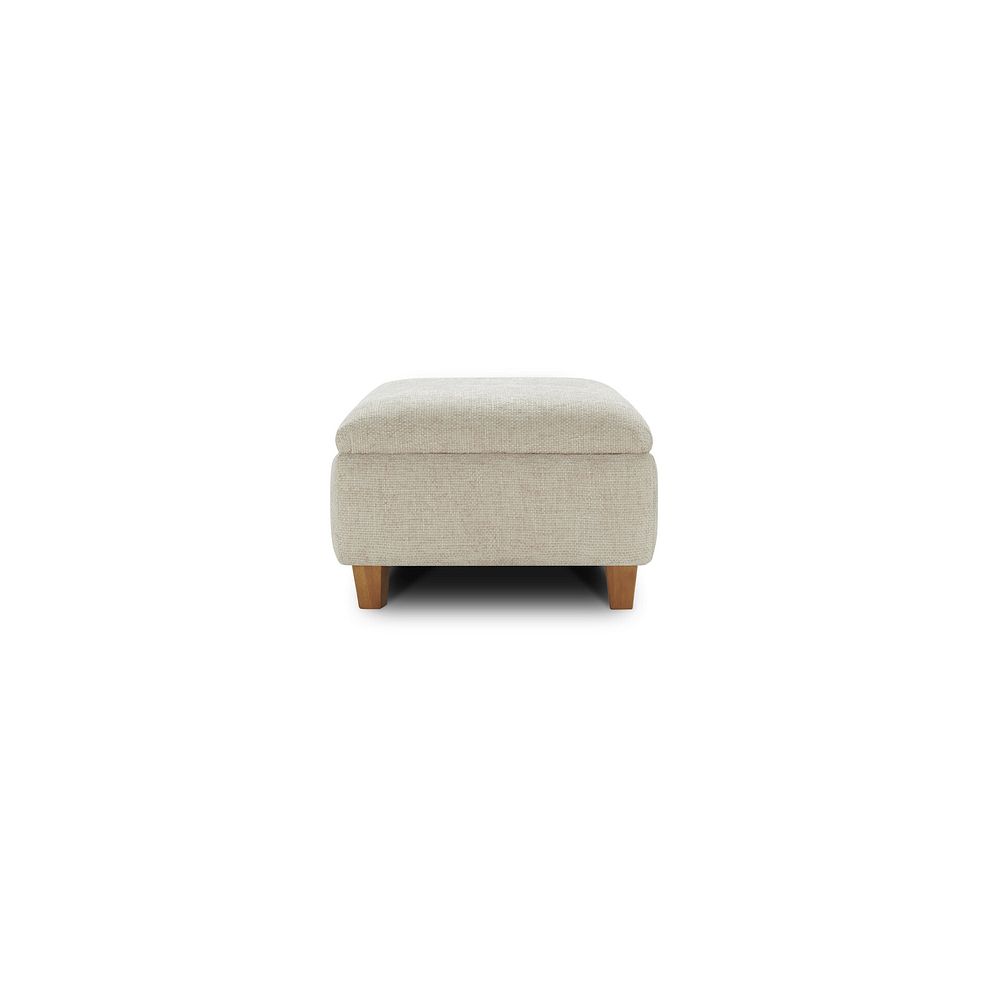 Carrington Storage Footstool in Ava Collection Natural Fabric 6