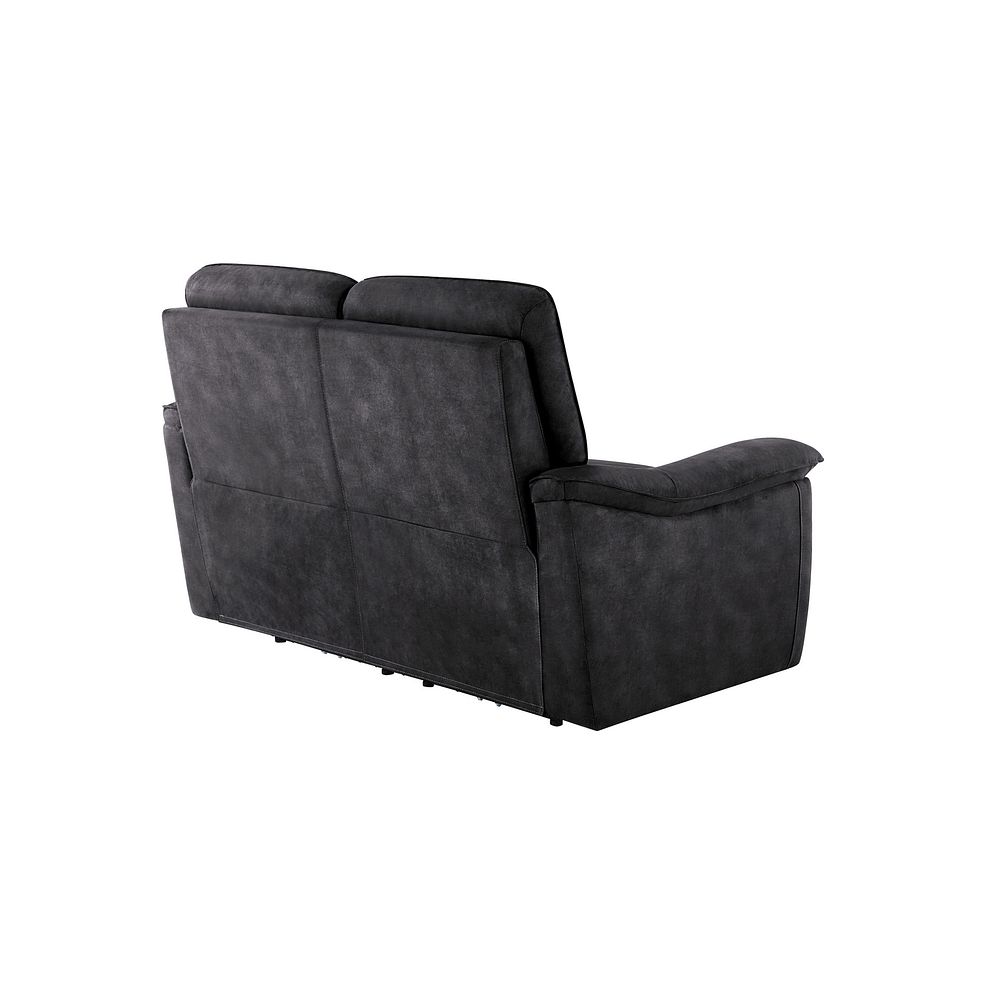 Carter 2 Seater Sofa in Miller Grey Fabric Thumbnail 4