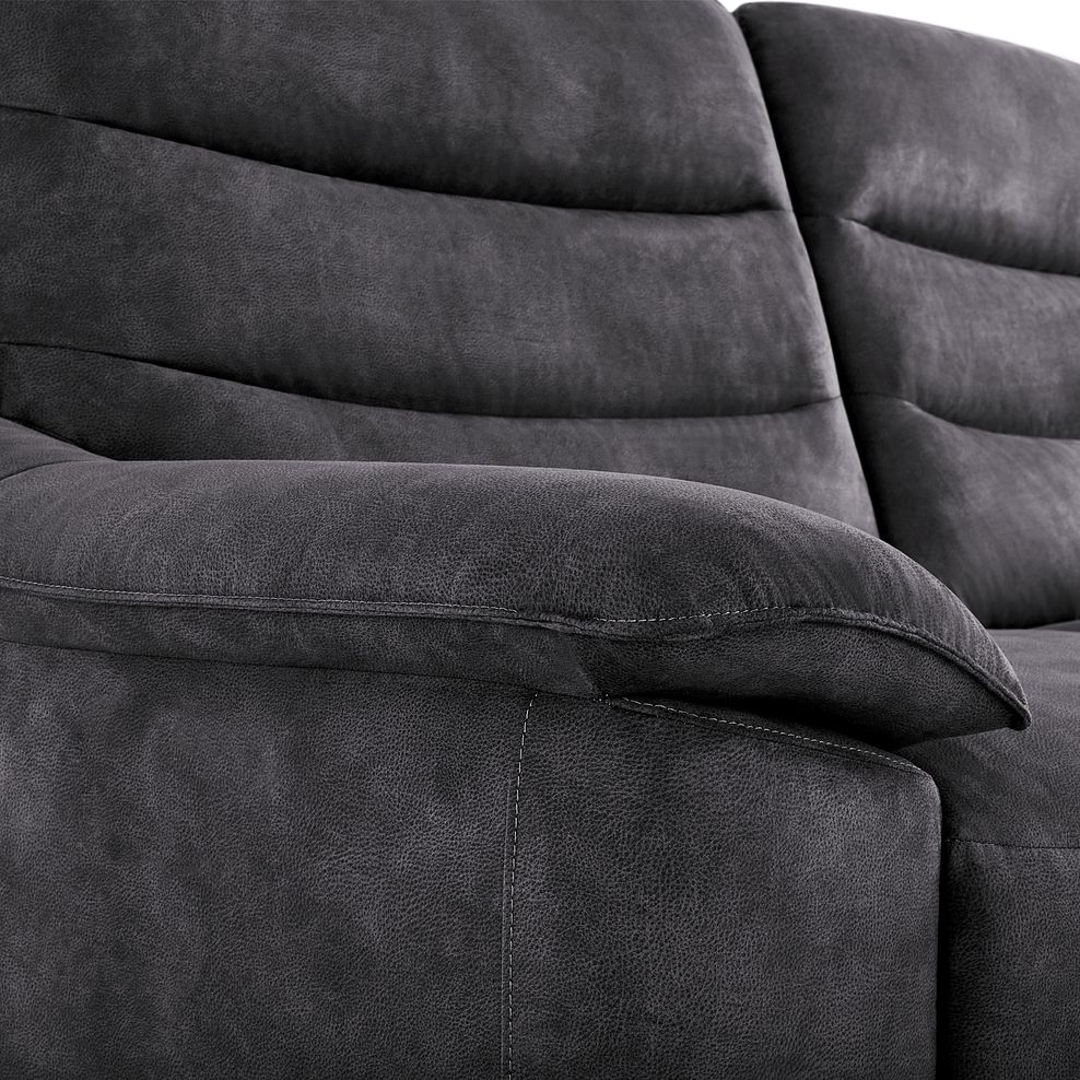 Carter 2 Seater Sofa in Miller Grey Fabric 7