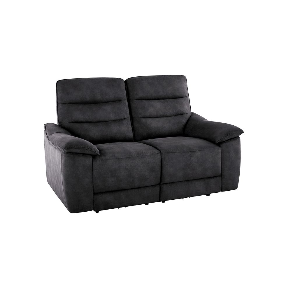 Carter 2 Seater Sofa in Miller Grey Fabric Thumbnail 2