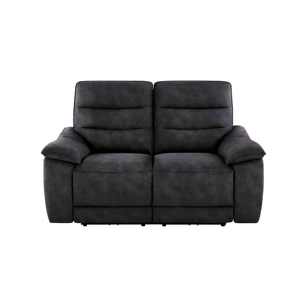 Carter 2 Seater Sofa in Miller Grey Fabric 3