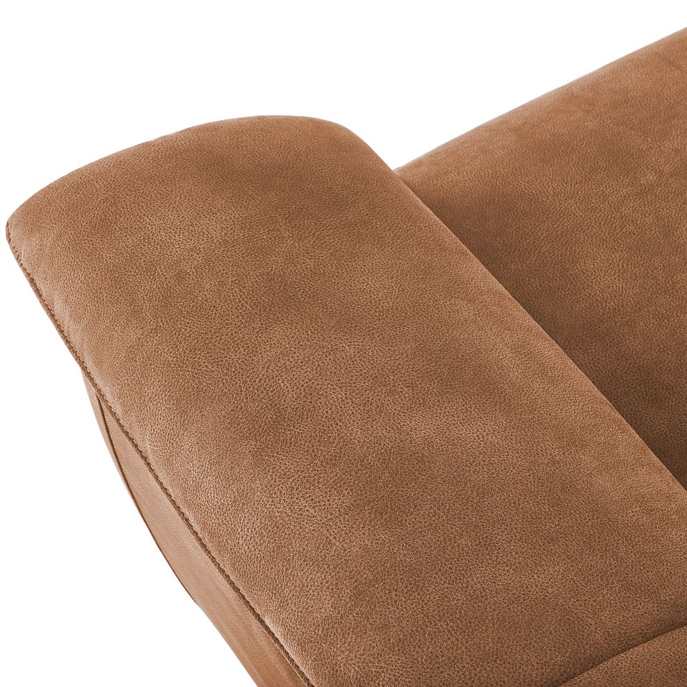 Carter 2 Seater Sofa in Ranch Brown Fabric Thumbnail 5