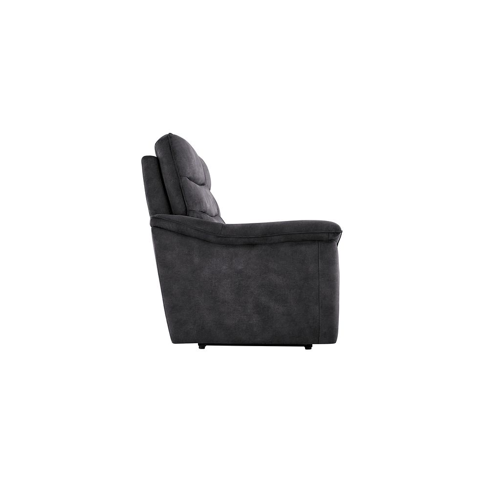 Carter 3 Seater Sofa in Miller Grey Fabric Thumbnail 5