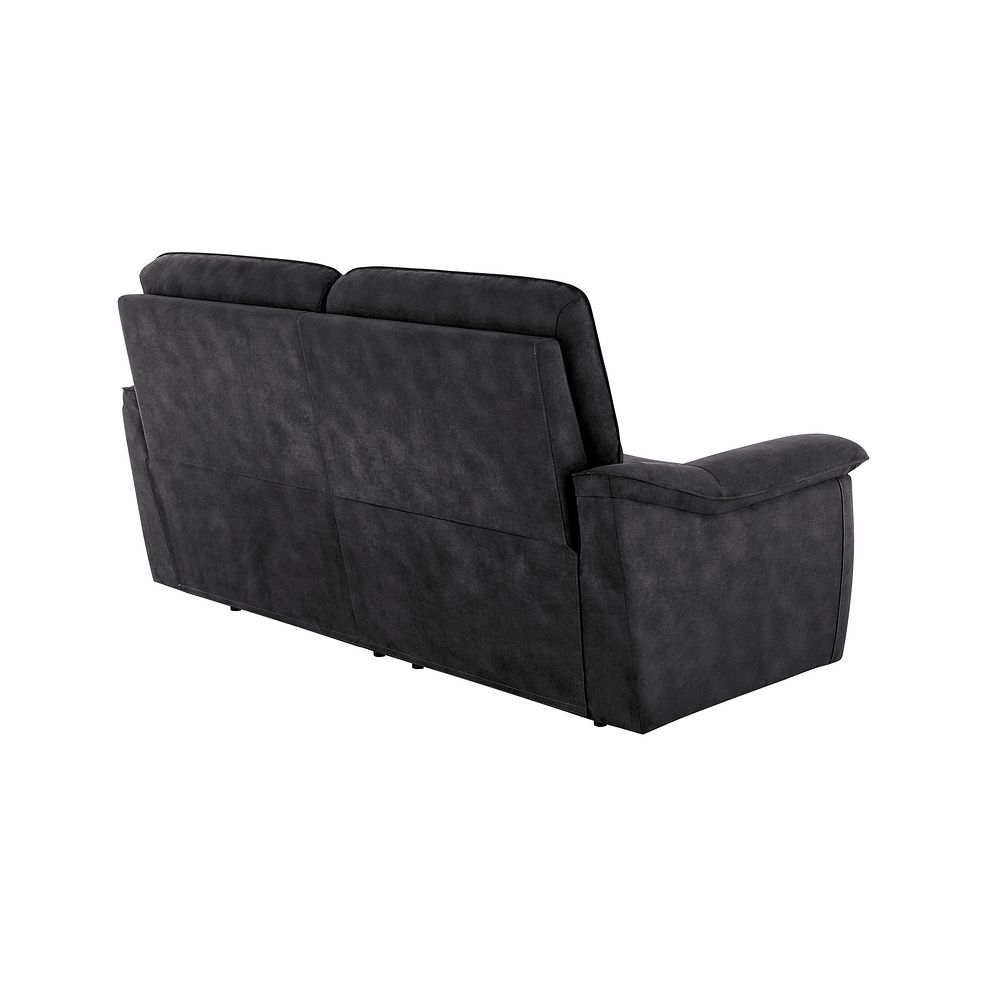 Carter 3 Seater Sofa in Miller Grey Fabric Thumbnail 4