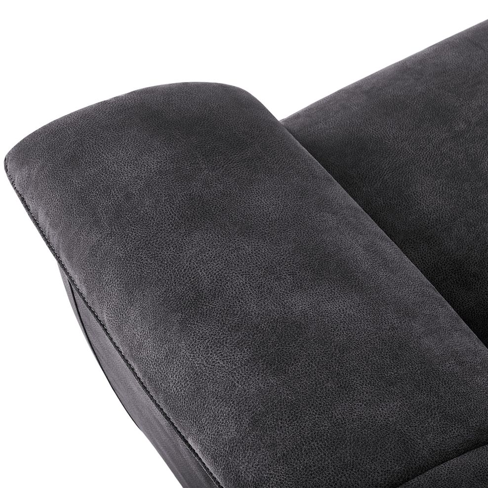 Carter 3 Seater Sofa in Miller Grey Fabric 6
