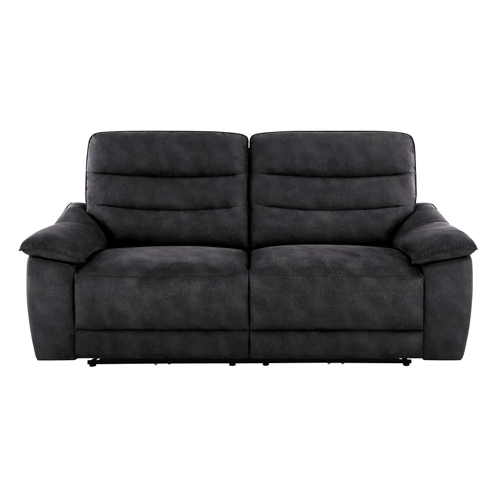 Carter 3 Seater Sofa in Miller Grey Fabric 3