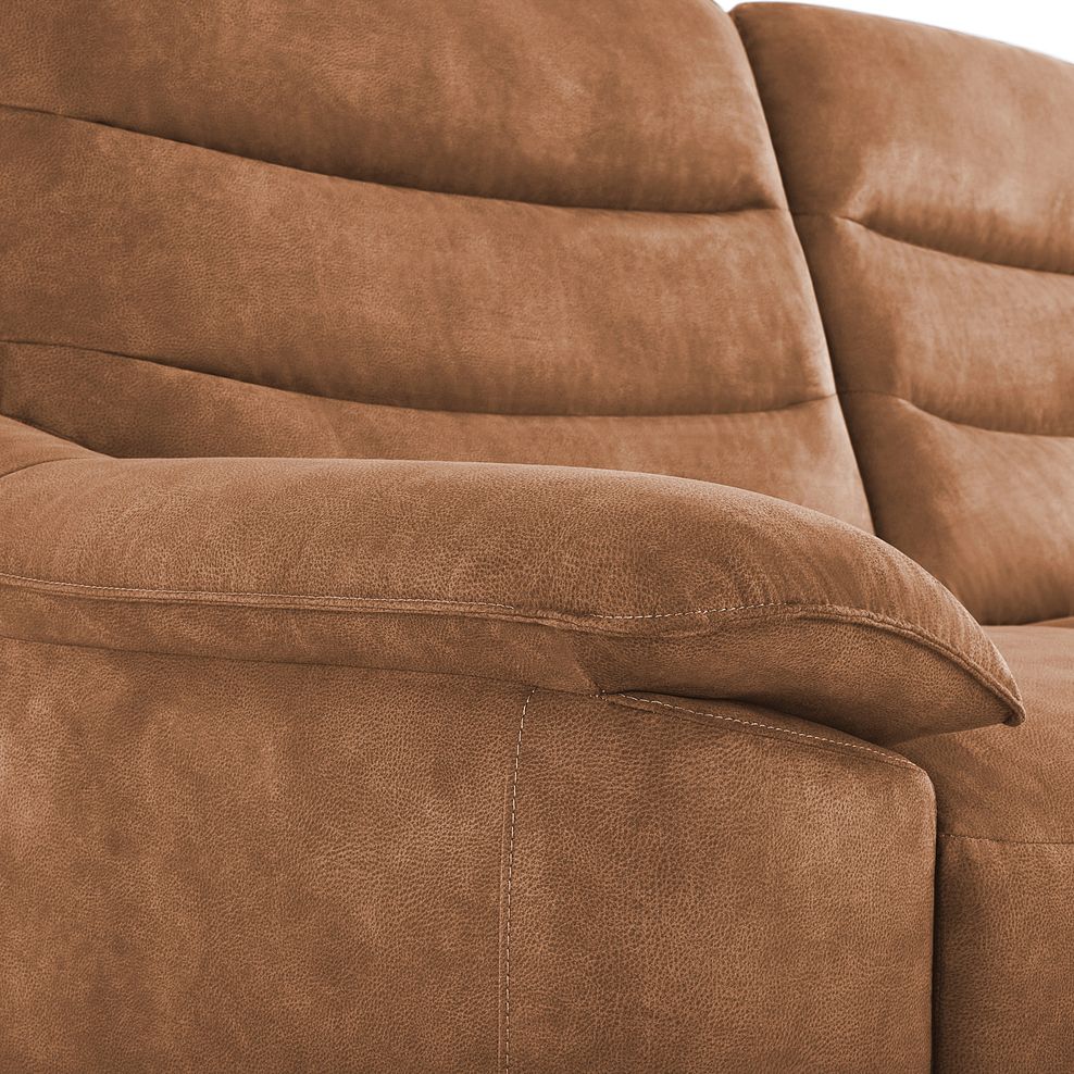 Carter 3 Seater Sofa in Ranch Brown Fabric 6
