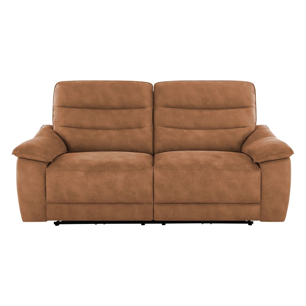 Carter 3 Seater Sofa in Ranch Brown Fabric Thumbnail 2