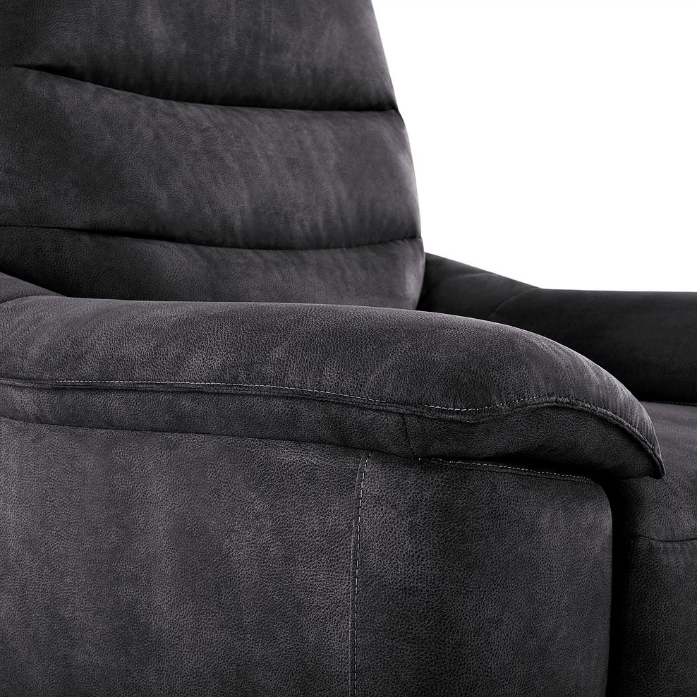 Carter Armchair in Miller Grey Fabric 8