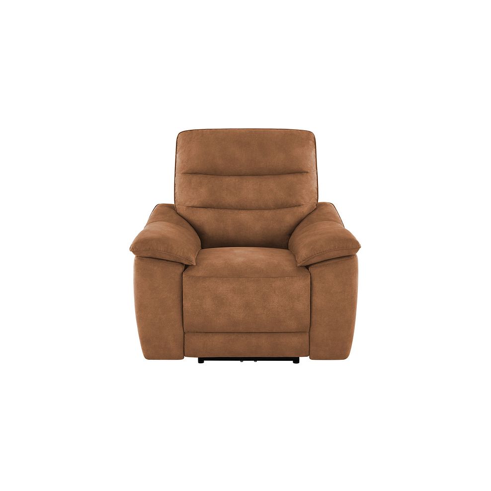 Carter Armchair in Ranch Brown Fabric 2