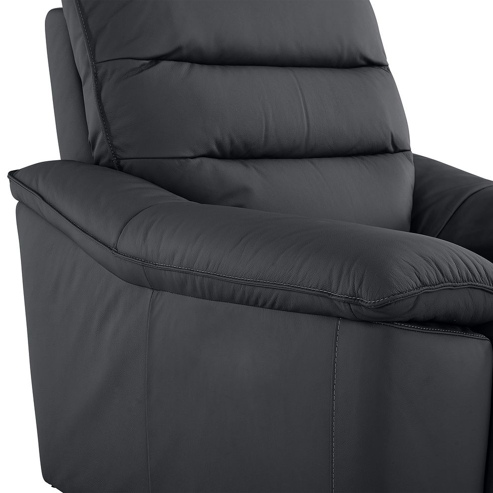 Carter Armchair in Black Leather 6