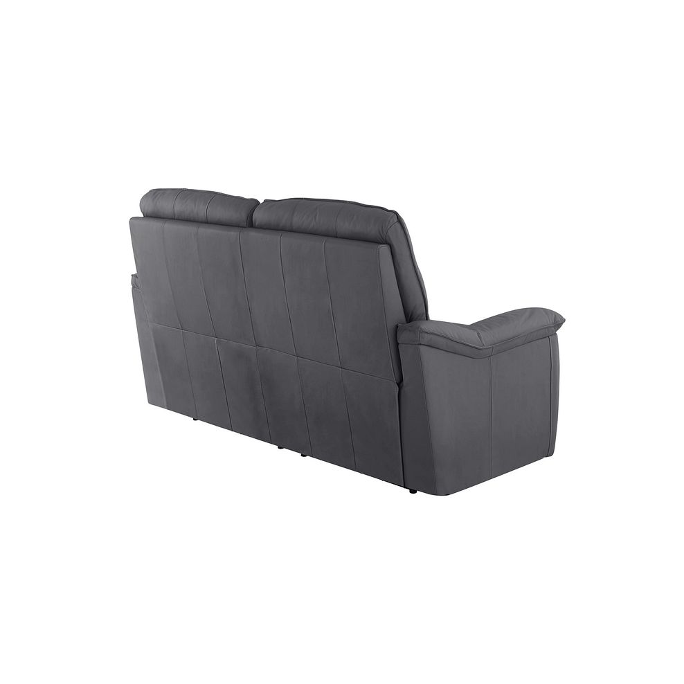 Carter 2 Seater Sofa in Dark Grey Leather 3