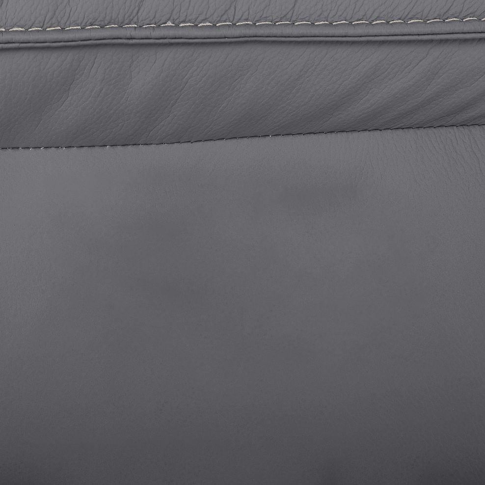 Carter Armchair in Dark Grey Leather 7