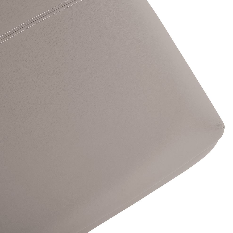 Carter Storage Footstool in Light Grey Leather 9