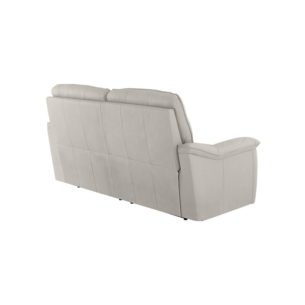 Carter 3 Seater Sofa in Off White Leather 3