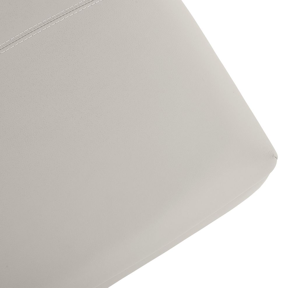 Carter Storage Footstool in Off White Leather 7