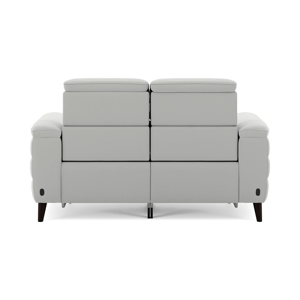 Cassius 2 Seater Power Recliner Sofa in Bella Lead Grey Fabric 6
