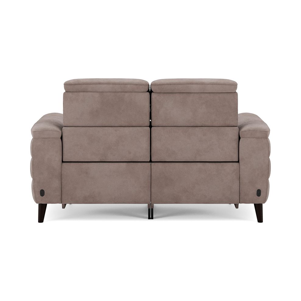 Cassius 2 Seater Power Recliner Sofa in Dexter Nutmeg Fabric 6