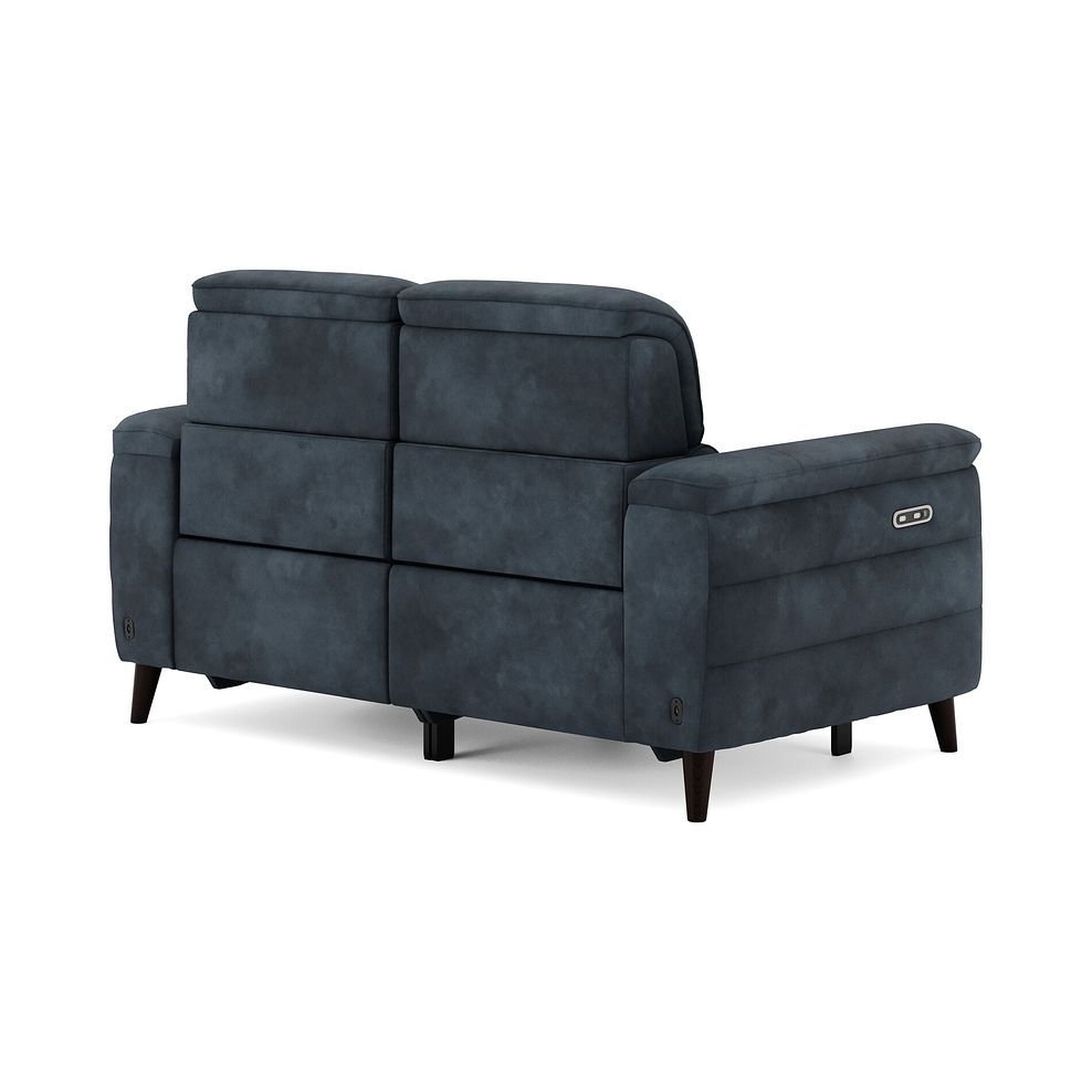 Cassius 2 Seater Power Recliner Sofa in Dexter Shadow Fabric 5