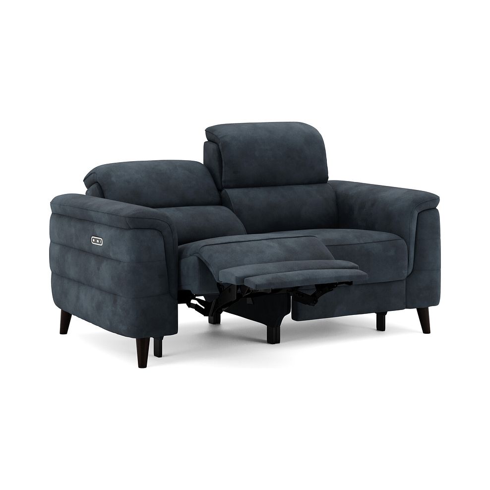 Cassius 2 Seater Power Recliner Sofa in Dexter Shadow Fabric 2