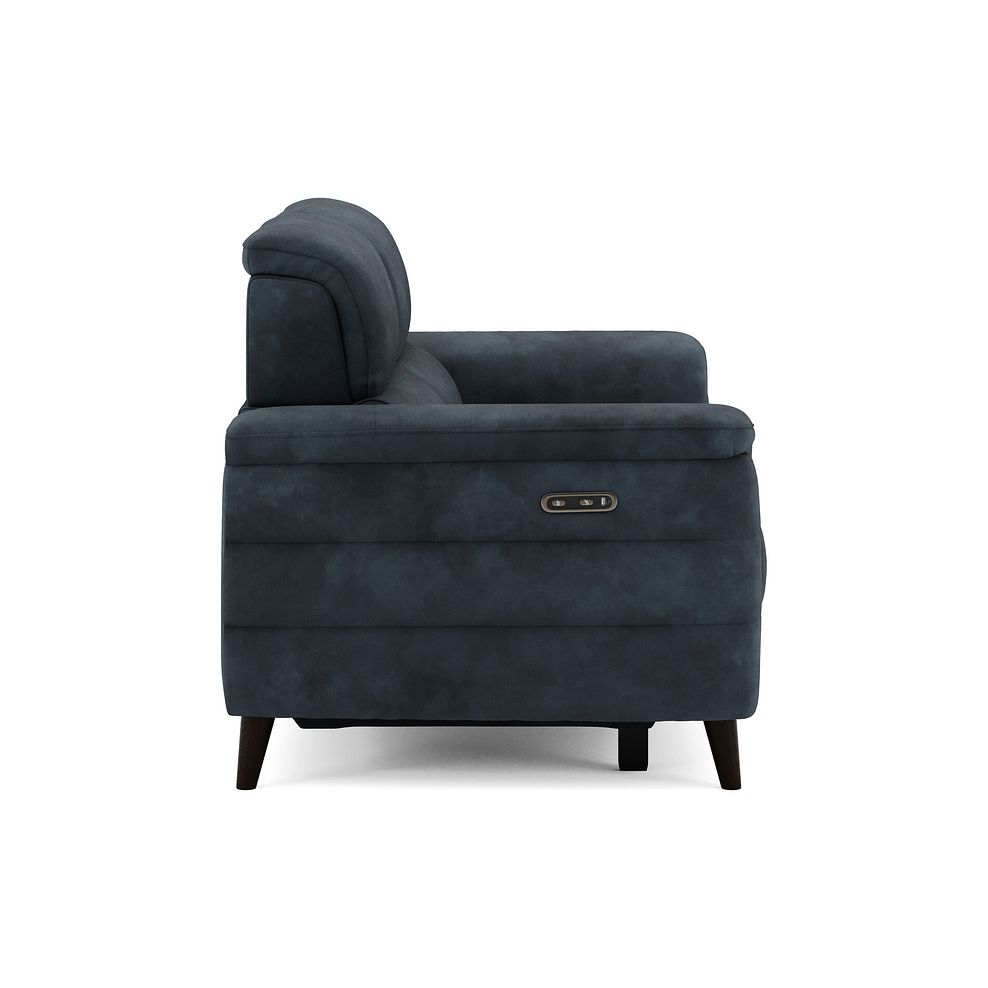 Cassius 2 Seater Power Recliner Sofa in Dexter Shadow Fabric 4