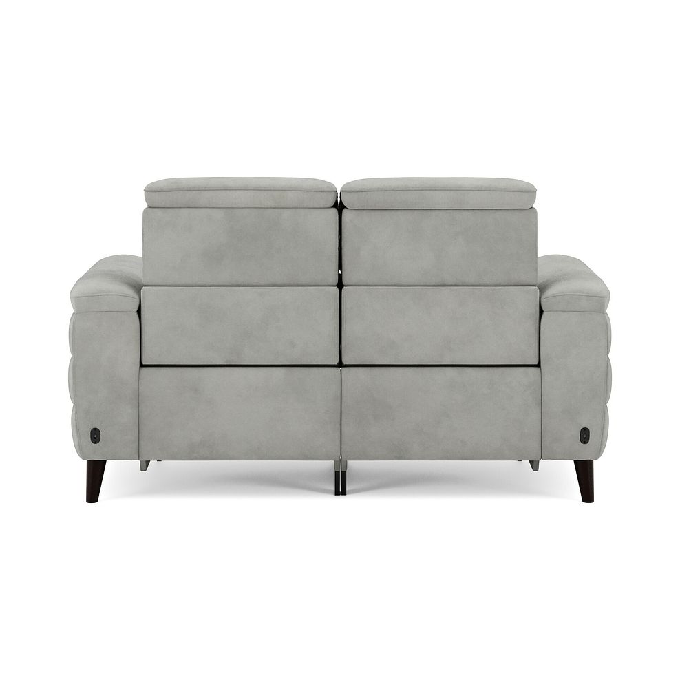 Cassius 2 Seater Power Recliner Sofa in Dexter Stone Fabric 6