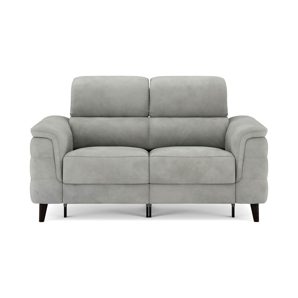 Cassius 2 Seater Power Recliner Sofa in Dexter Stone Fabric 3