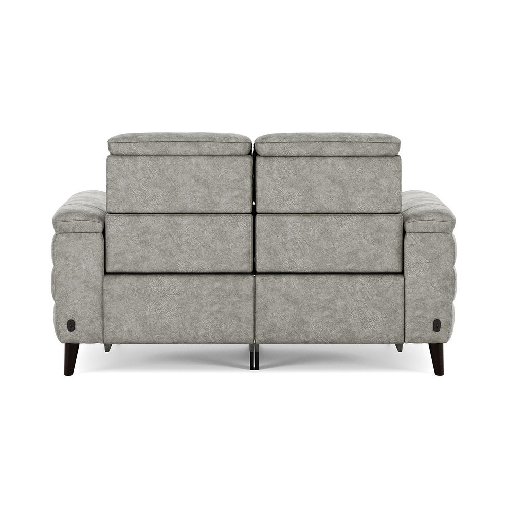 Cassius 2 Seater Power Recliner Sofa in Marble Mink Fabric 6